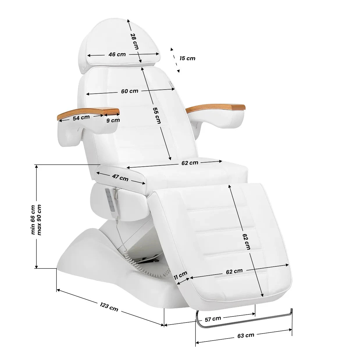 SILLON Lux 4M D Elektrische Kosmetikliege, Weiß
