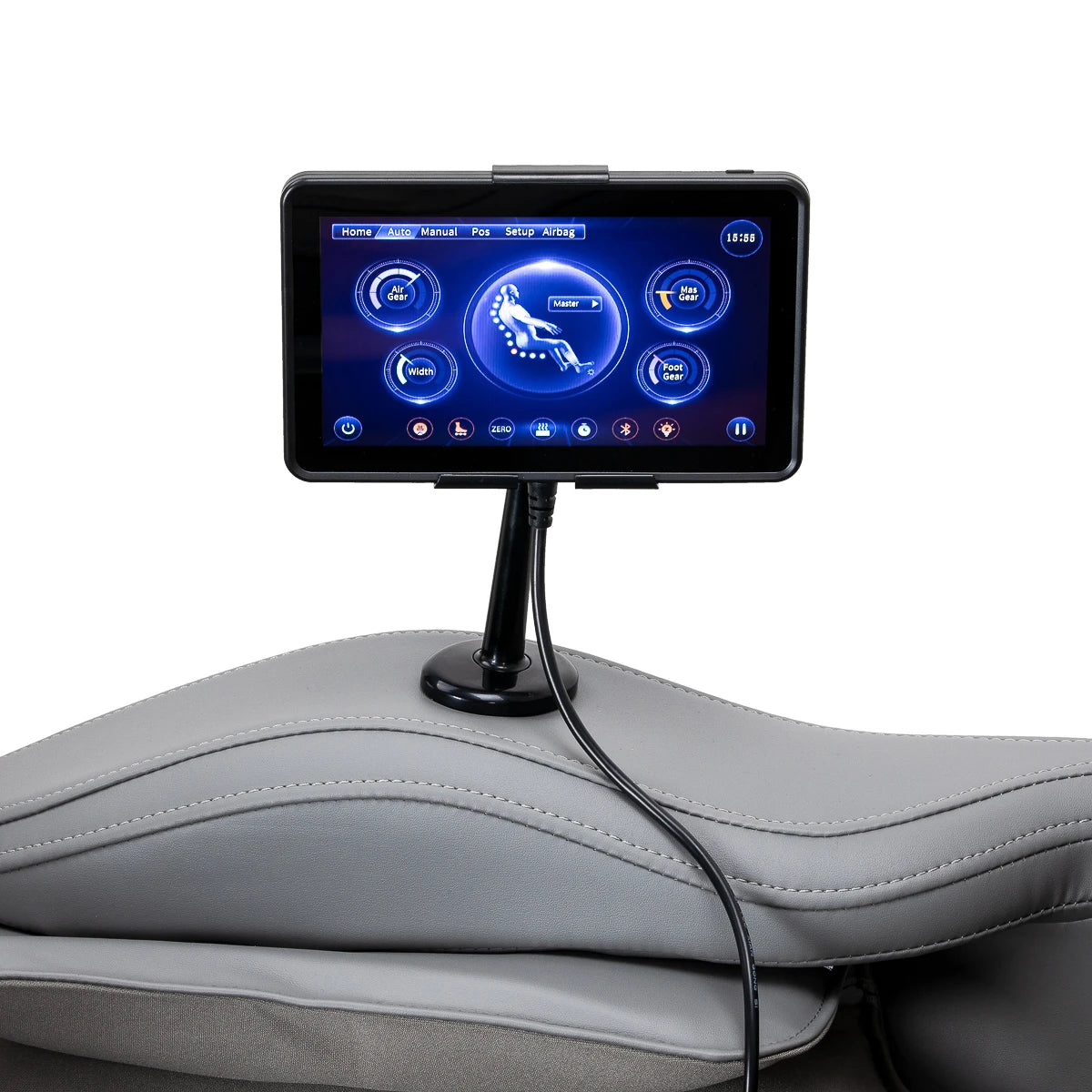 Sakura Massagestoel 3D Maximus 809, wit en grijs
