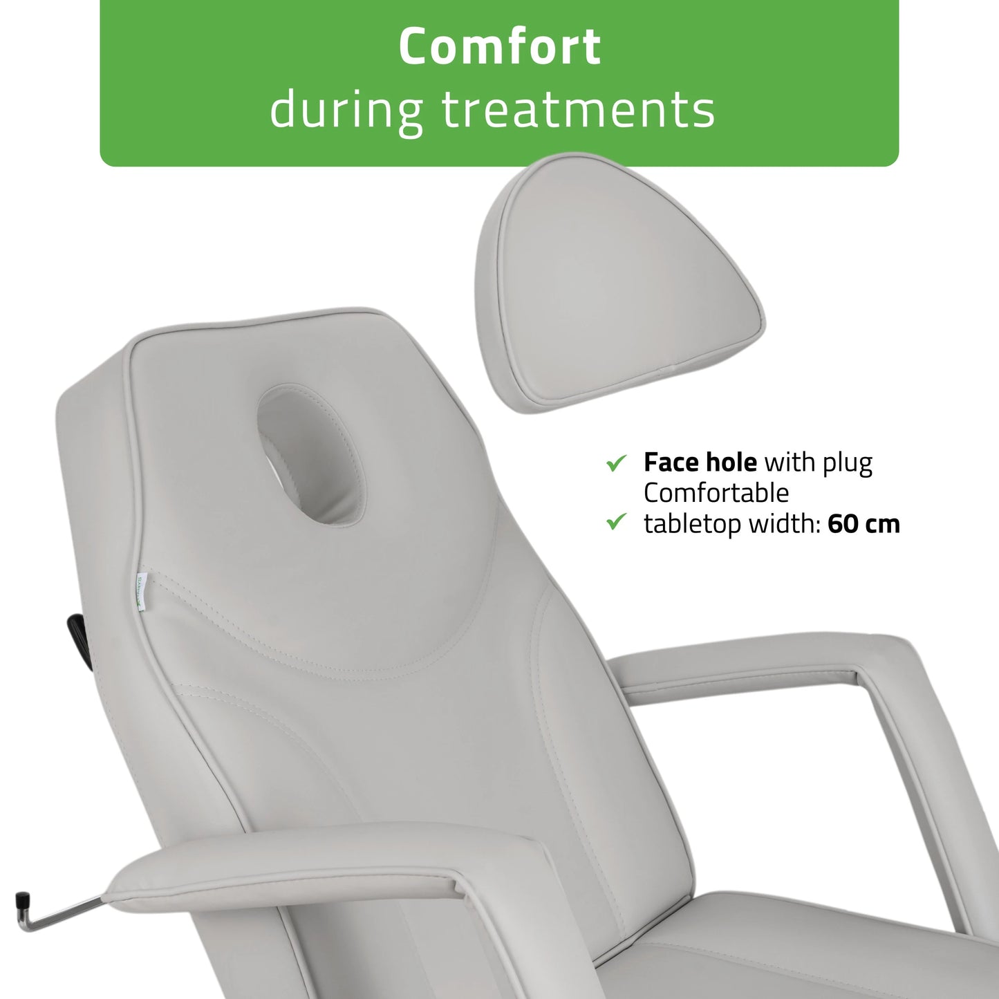 Electric beauty chair Laris Touch Core k329 grey