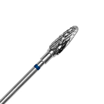 STALEKS Hartmetallfräser Kegel Blau EXPERT, Kopfdurchmesser 5 mm / Arbeitsteil 13 mm