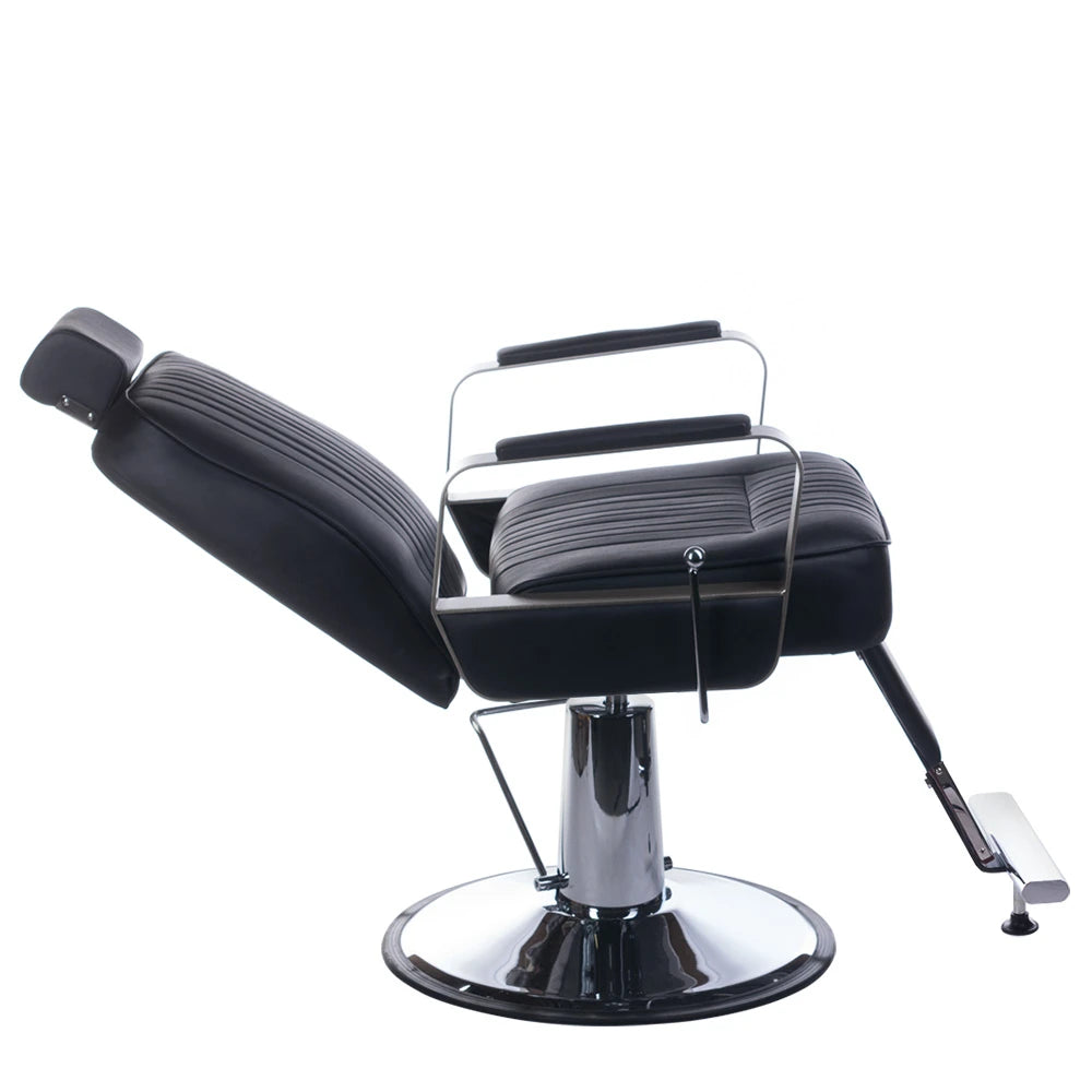 Barbiersstoel HOMER BH-31237, zwart