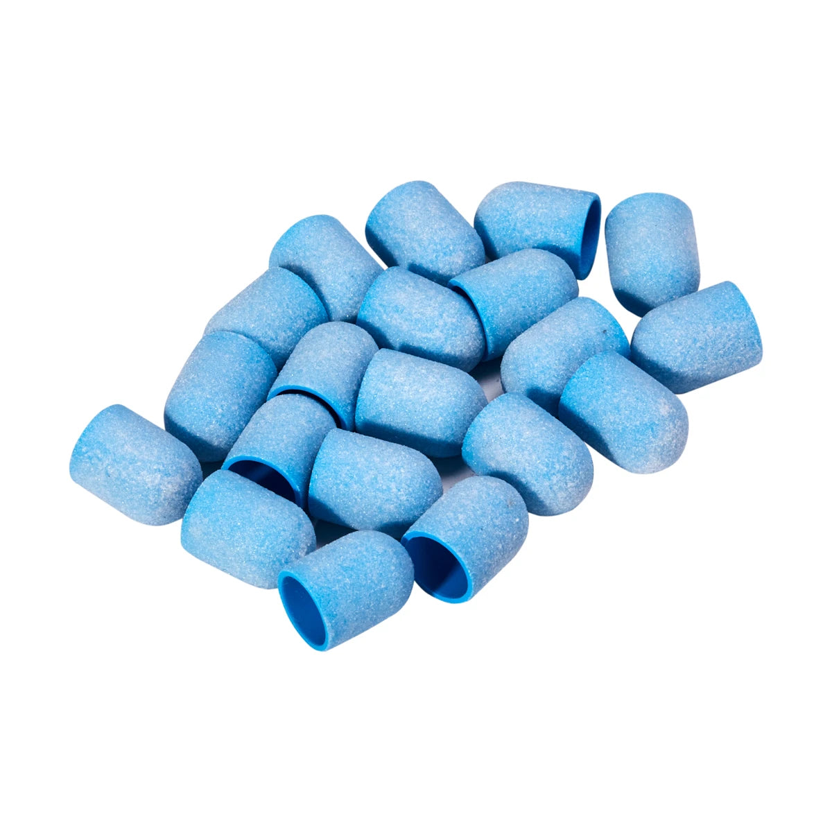 Abrasive tips Exo blue med 10mm /220 20pcs Med Cap