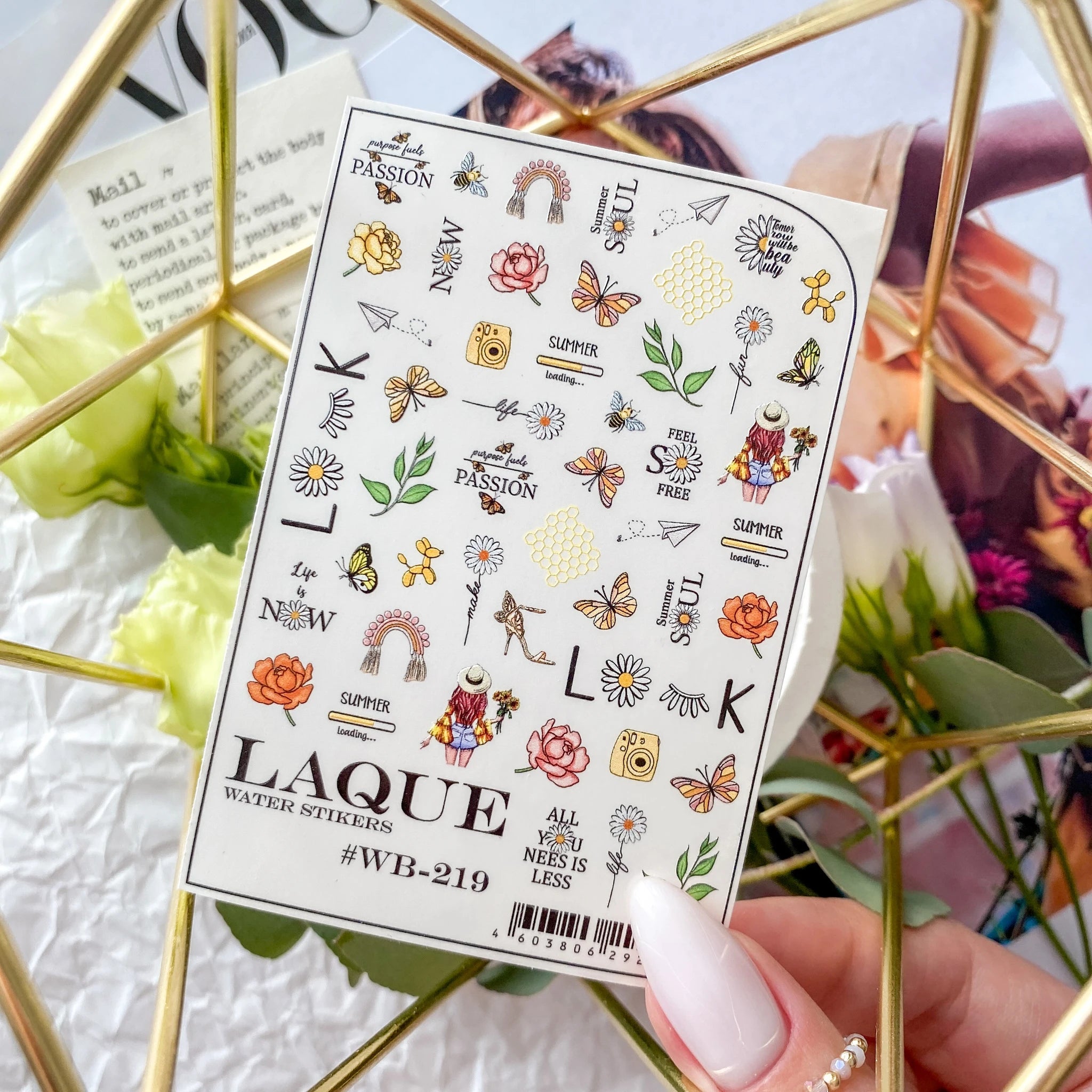 LAQUE NailArt-Einleger #WB-219