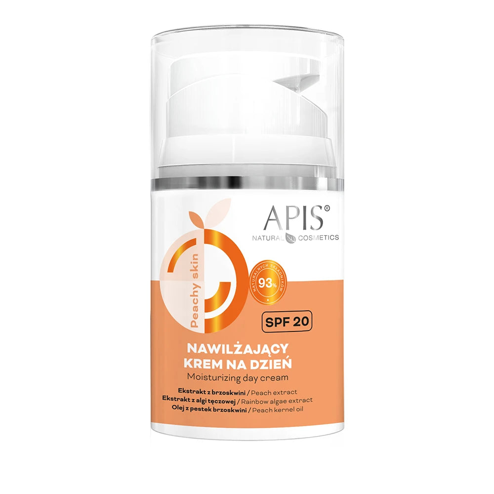 Apis PEACHY SKIN Feuchtigkeitscreme Tag SPF 20, 50 ml