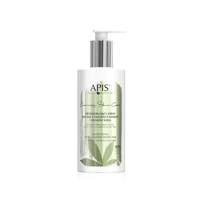 Apis Regenererende handcrème met hennepzaadolie en sheaboter, 300 ml