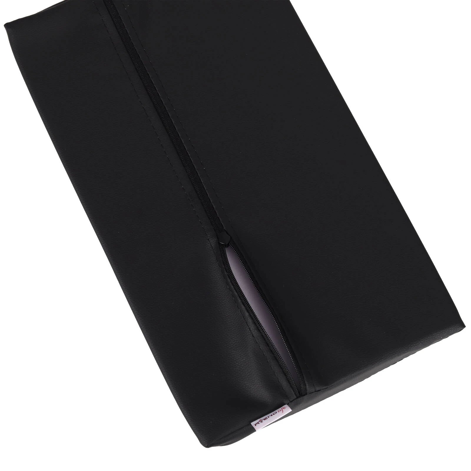 Semi Round Bolster Lumbar Massagerolle 40x25x5 cm K515, Schwarz