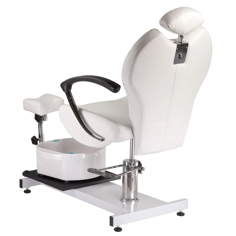 Pedicure Chair with foot massager, BR-2301, white
