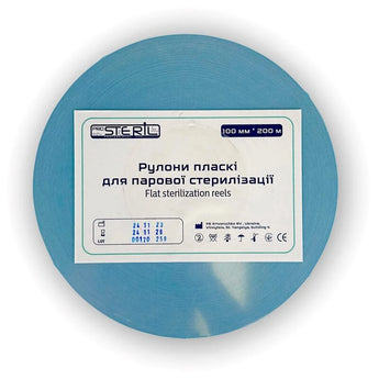 Sterilization pouch STEAM in a roll, 100mm*200m