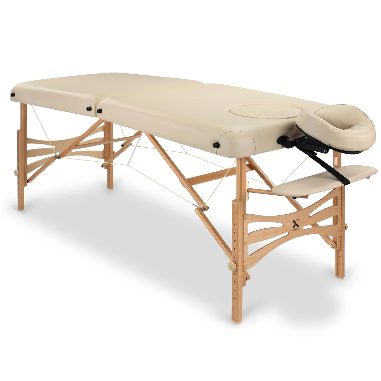 Massagetafel Panda 70 Comfort gezichtsgat Vinyl Flex K033, Beige
