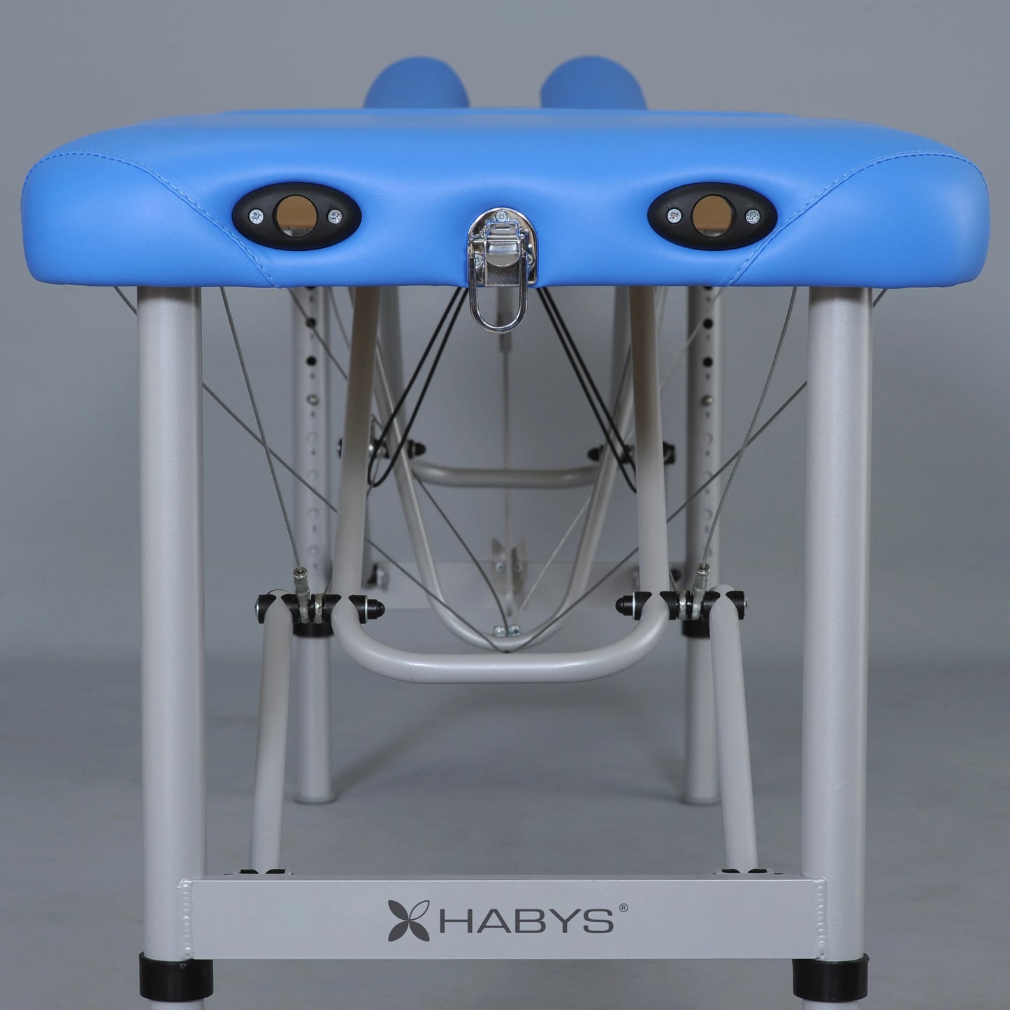 Opvouwbare massagetafel Chiro Ultralux 19 Alu Vinyl Flex, zwart