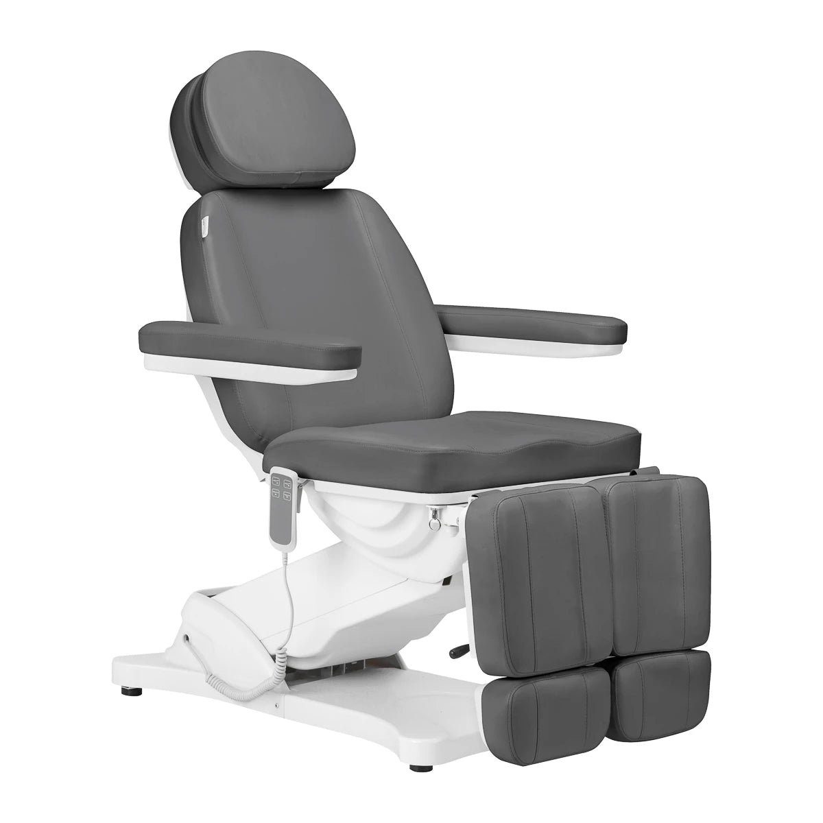 Elektrische behandelstoel SILLON Classic Pedi, 2 motoren, grijs