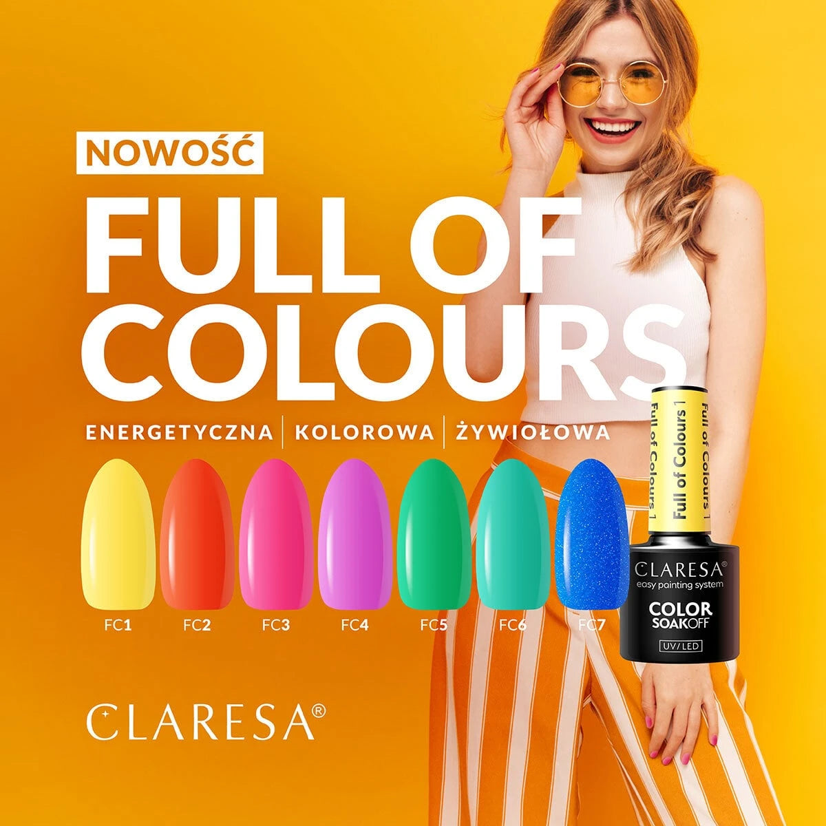 Claresa Gellak Full of colours 3, 5g