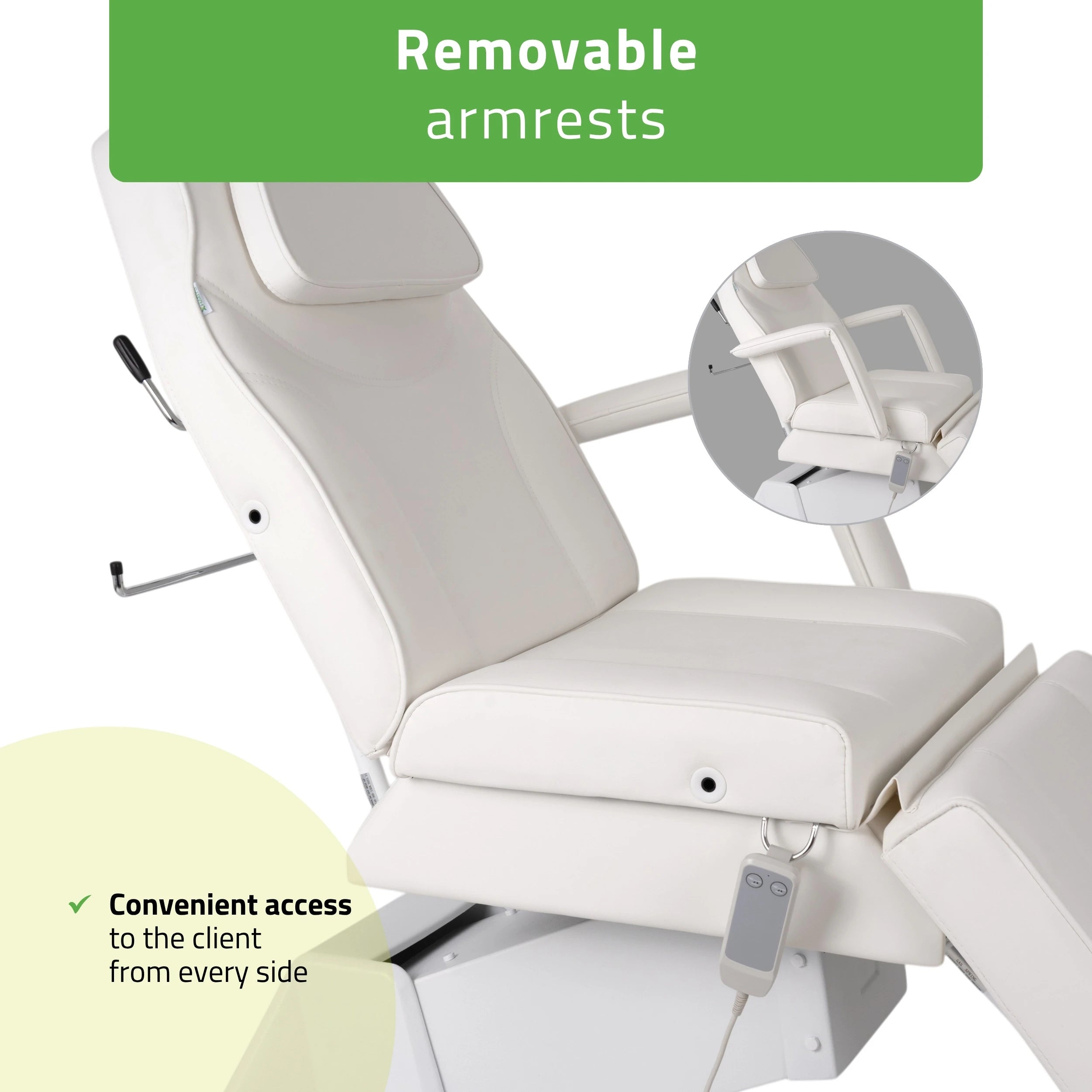 Laris Touch Core K301 Elektrische Kosmetikliege, Weiß