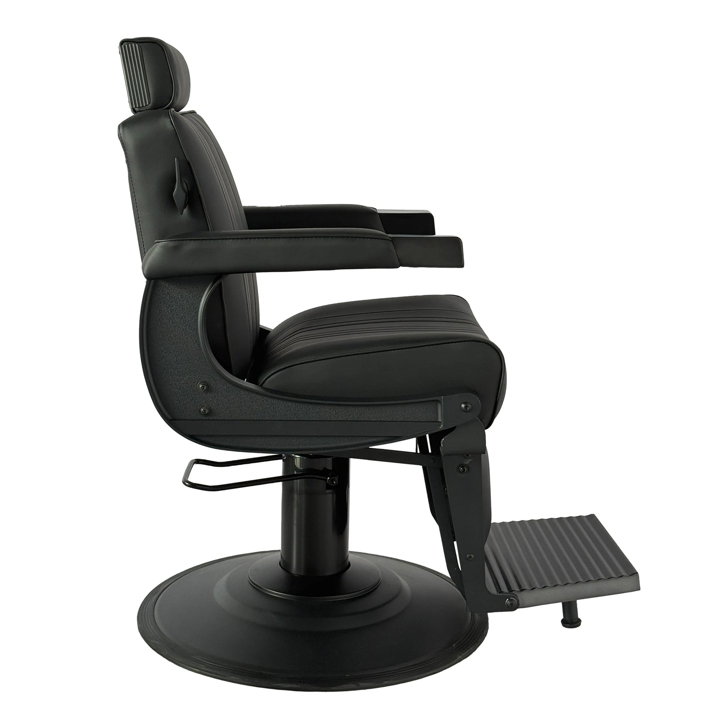 Weelko LEVER Barberstuhl, Schwarz
