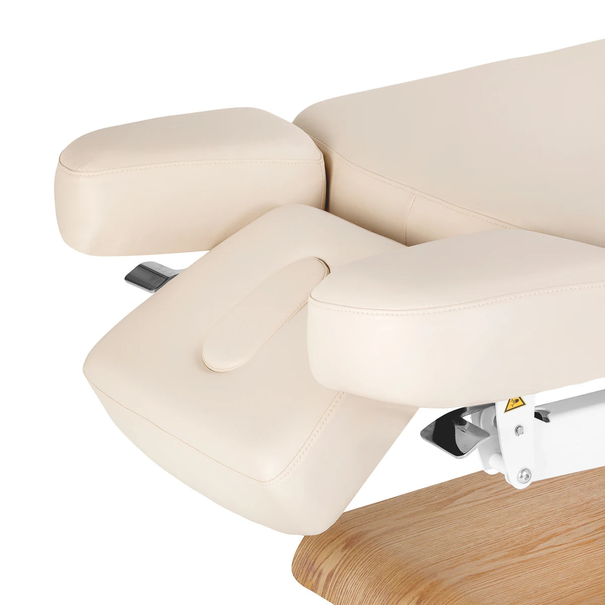 Sillon SPA-Kosmetikliege Relax, Creme mit hellbrauner Basis