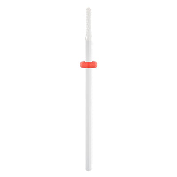 Keramische freesstift, smalle cilinder, rood