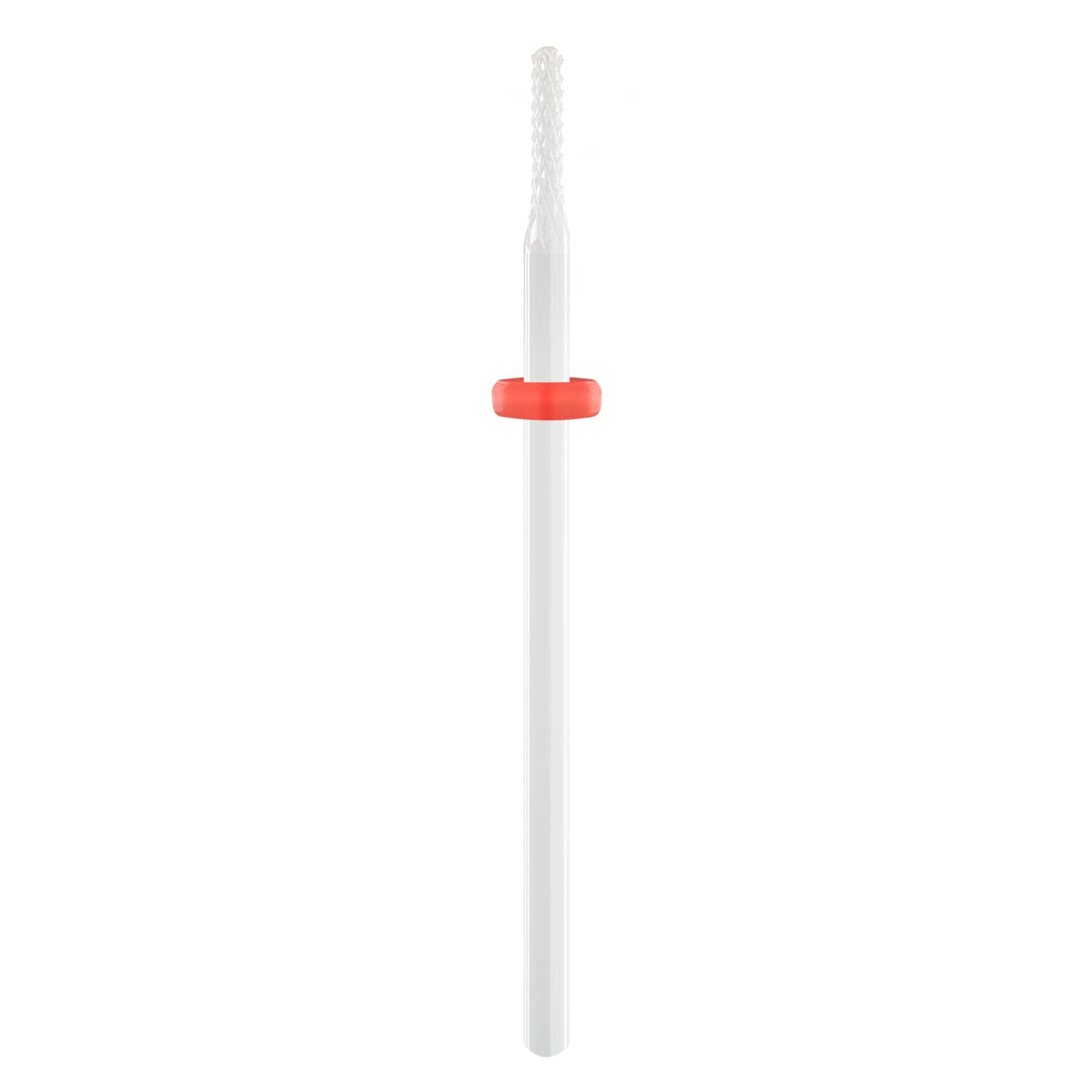 Keramische freesstift, smalle cilinder, rood