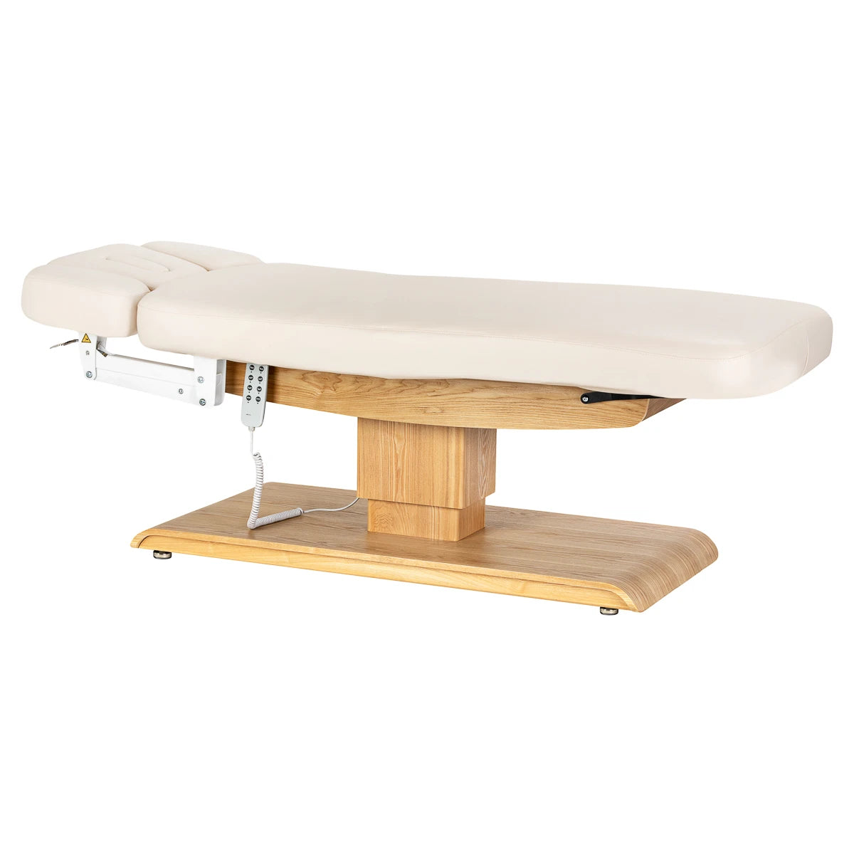 Sillon SPA-Kosmetikliege Relax, Creme mit hellbrauner Basis