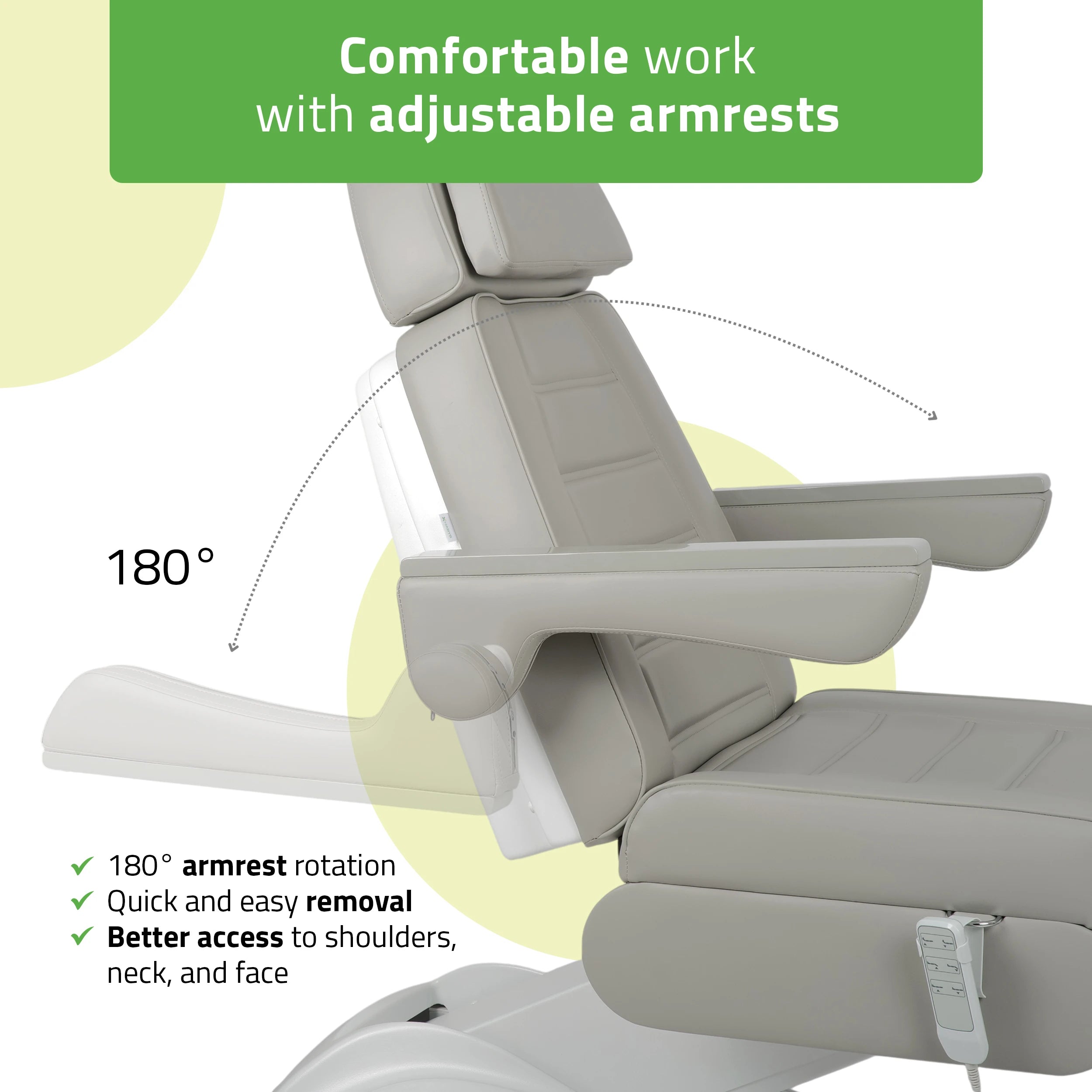 Elektrische Kosmetikliege Leo PRO 4 Comfy Base 522, Grau