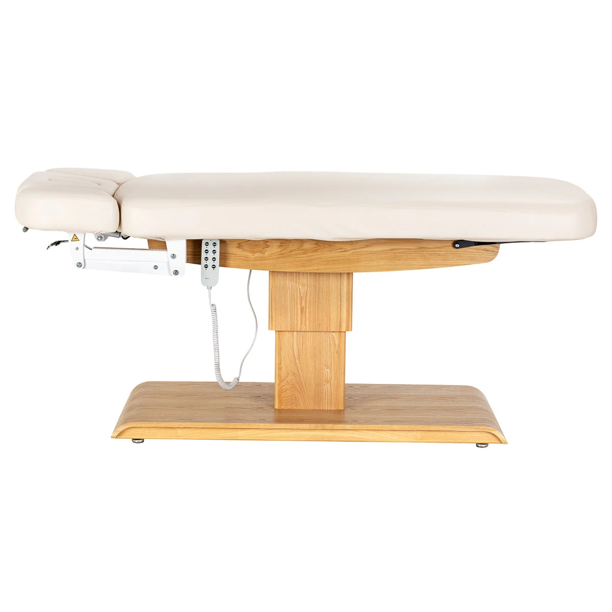 Sillon SPA-Kosmetikliege Relax, Creme mit hellbrauner Basis
