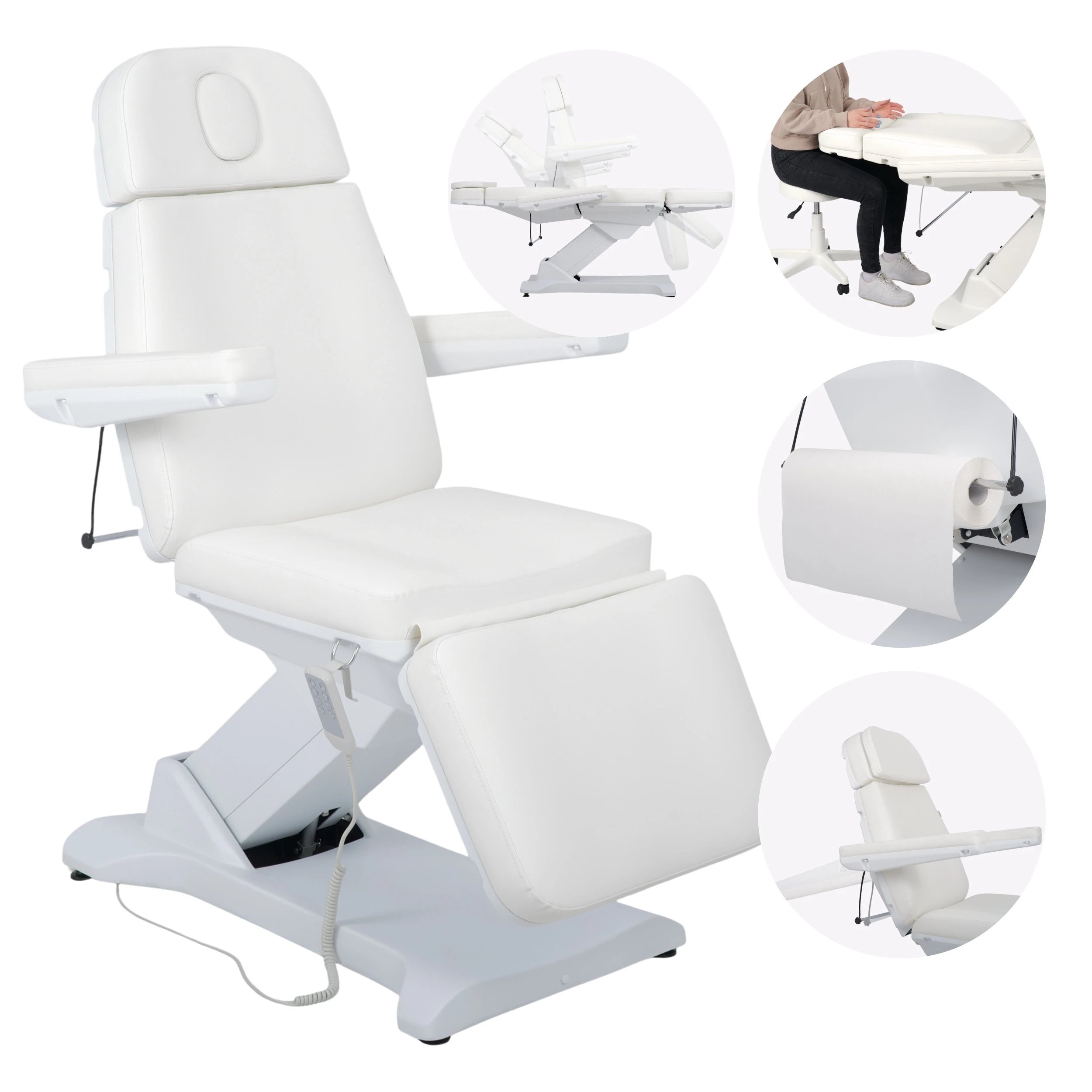 Selia PRO 4 Touch Core K301 Elektrische behandelstoel, Wit