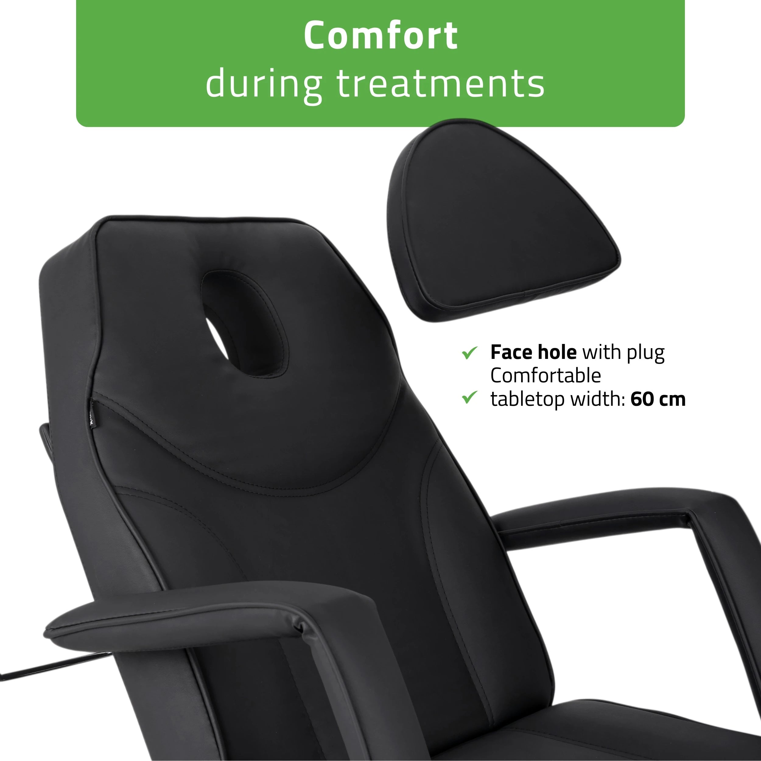 Electric beauty chair Laris Touch Core k315 black