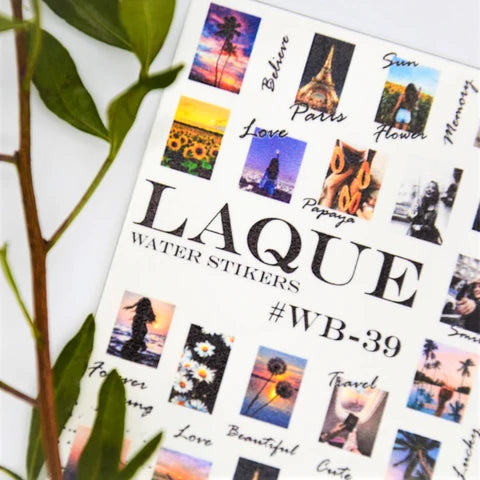LAQUE NailArt-Einleger Design #WB-39
