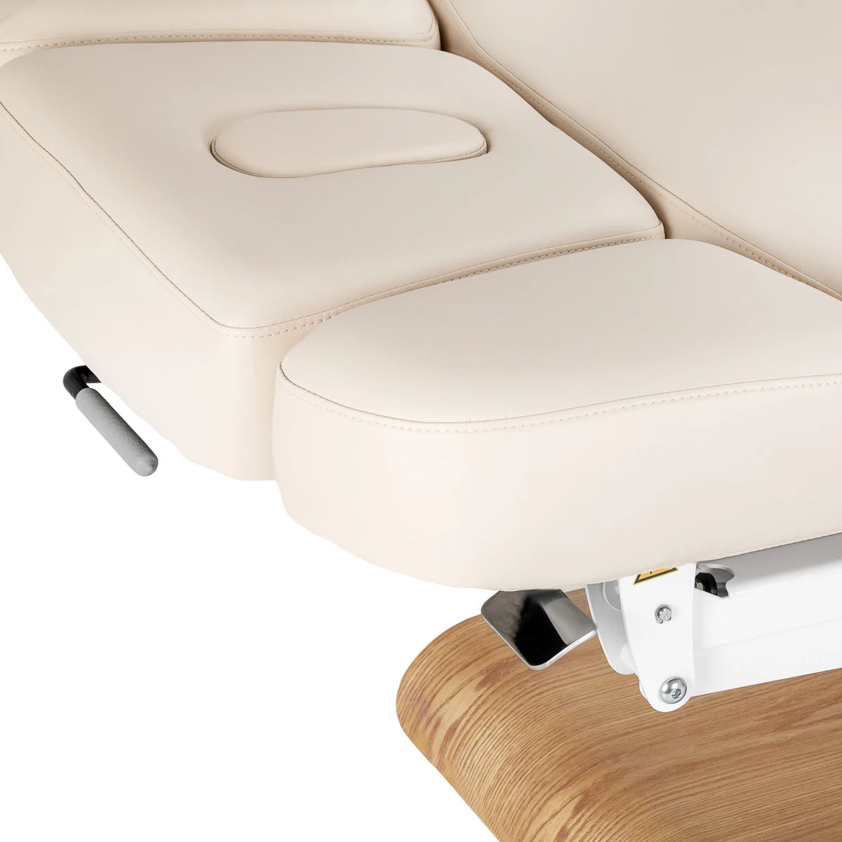 Sillon SPA-Kosmetikliege Relax, Creme mit hellbrauner Basis