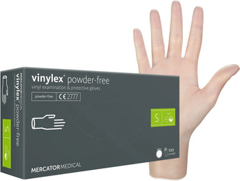 VINYLEX-PF Powder-free vinyl gloves S, 100 pcs.