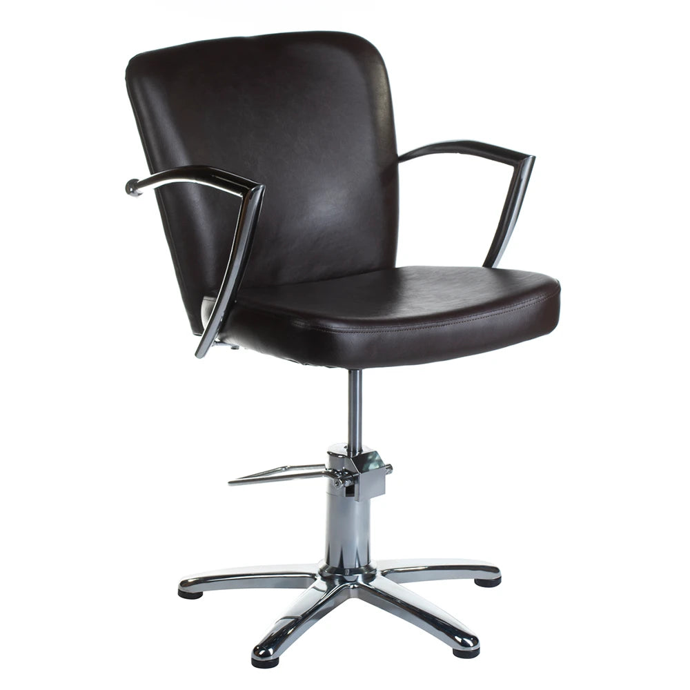 Friseurstuhl LIVIO BH-8173, braun