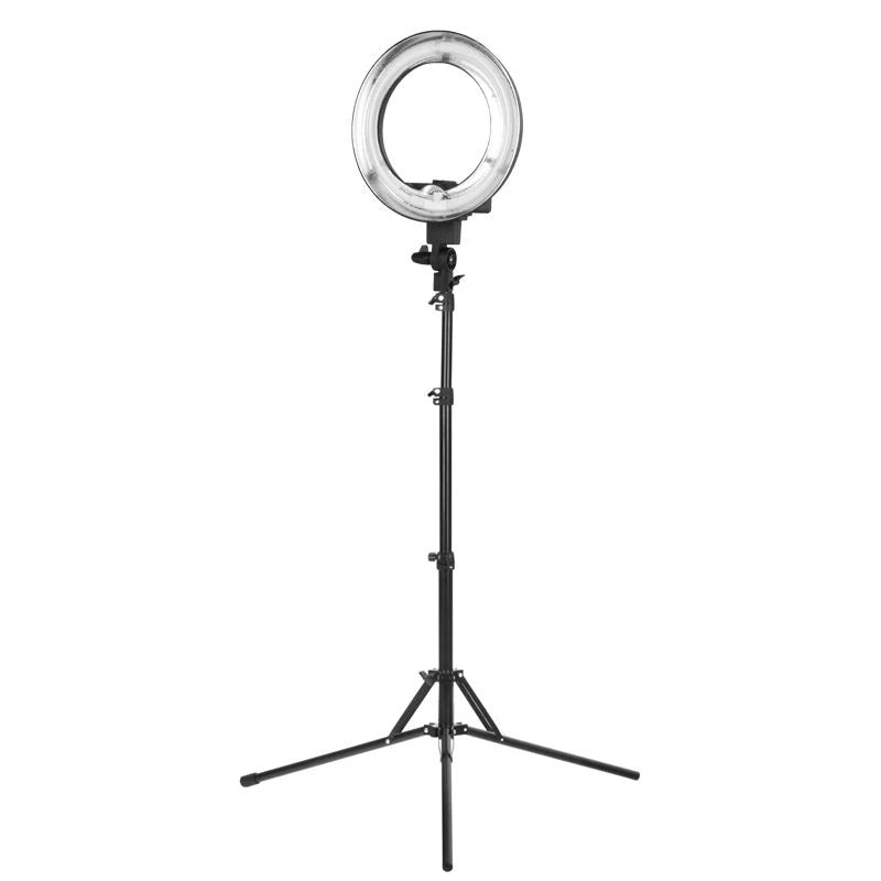 Ringlamp 12" 35W, zwart + statief