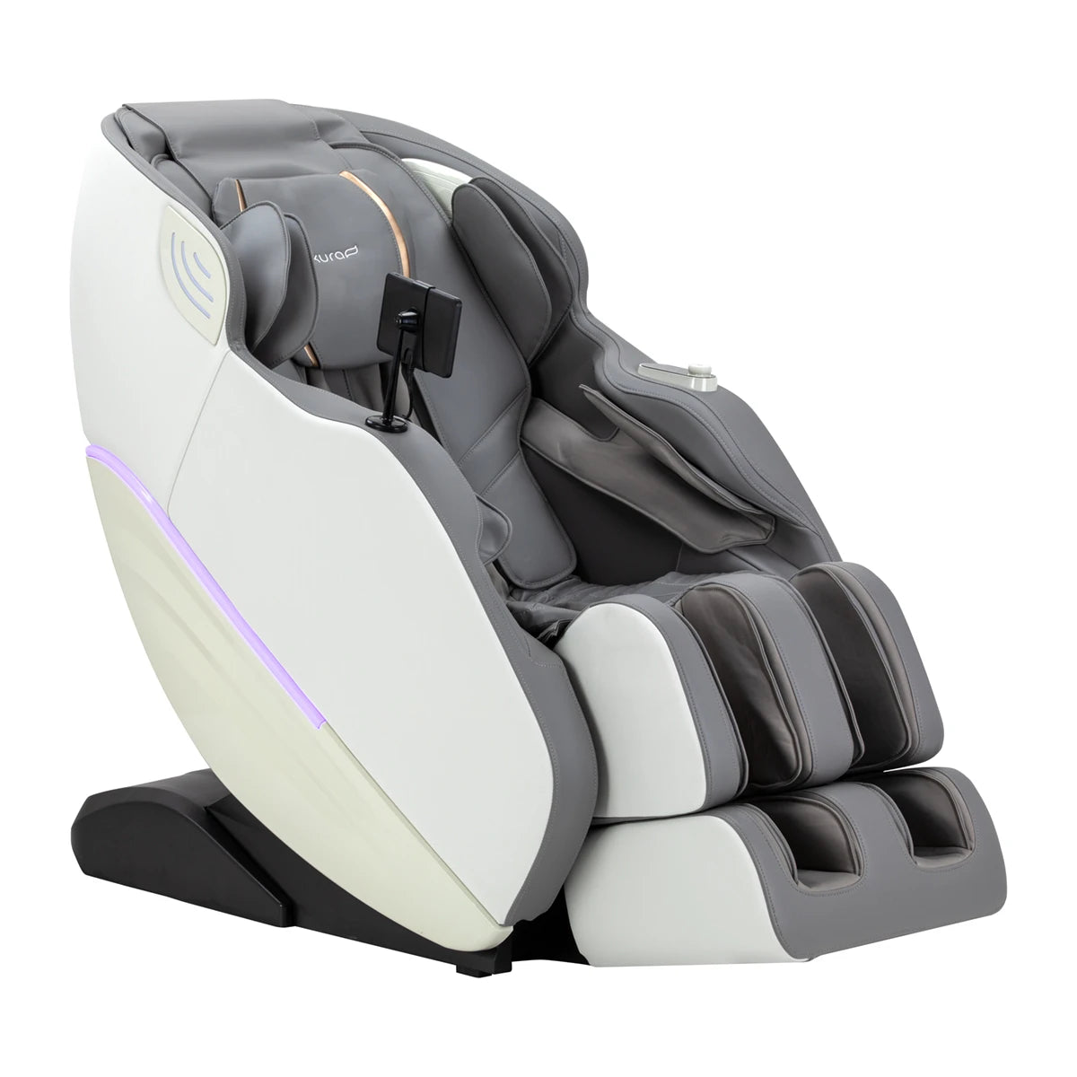 Sakura Massagestoel 3D Maximus 809, wit en grijs