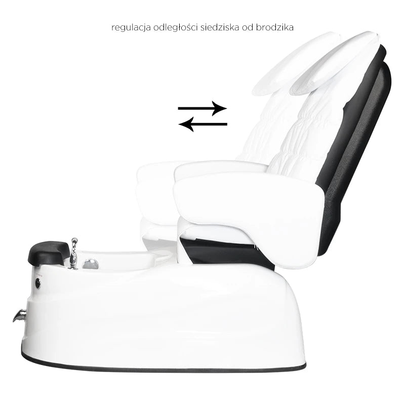 SPA behandelstoel AS-122 met massagefunctie, wit