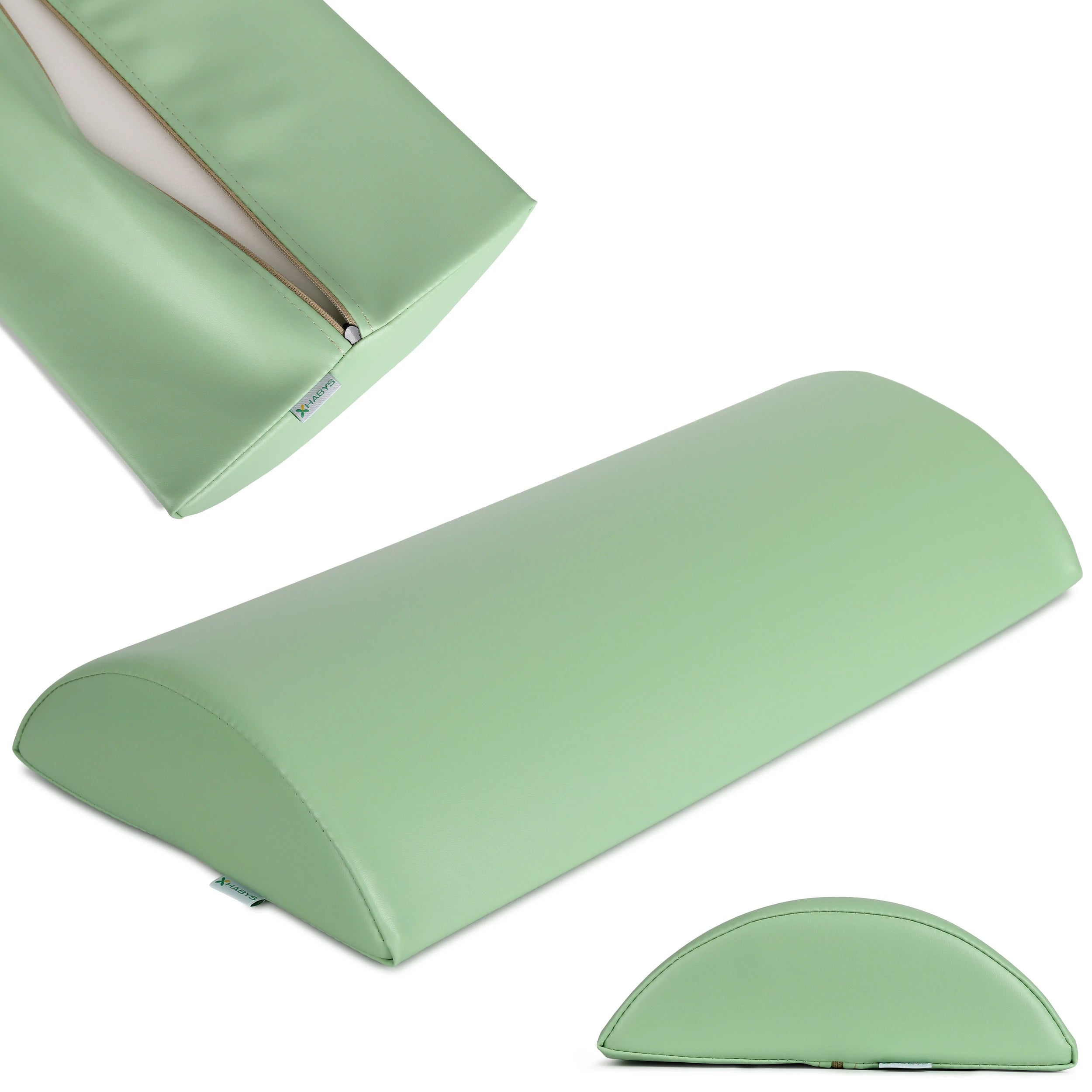 Semi Round Bolster 60x30x15 K022 Green