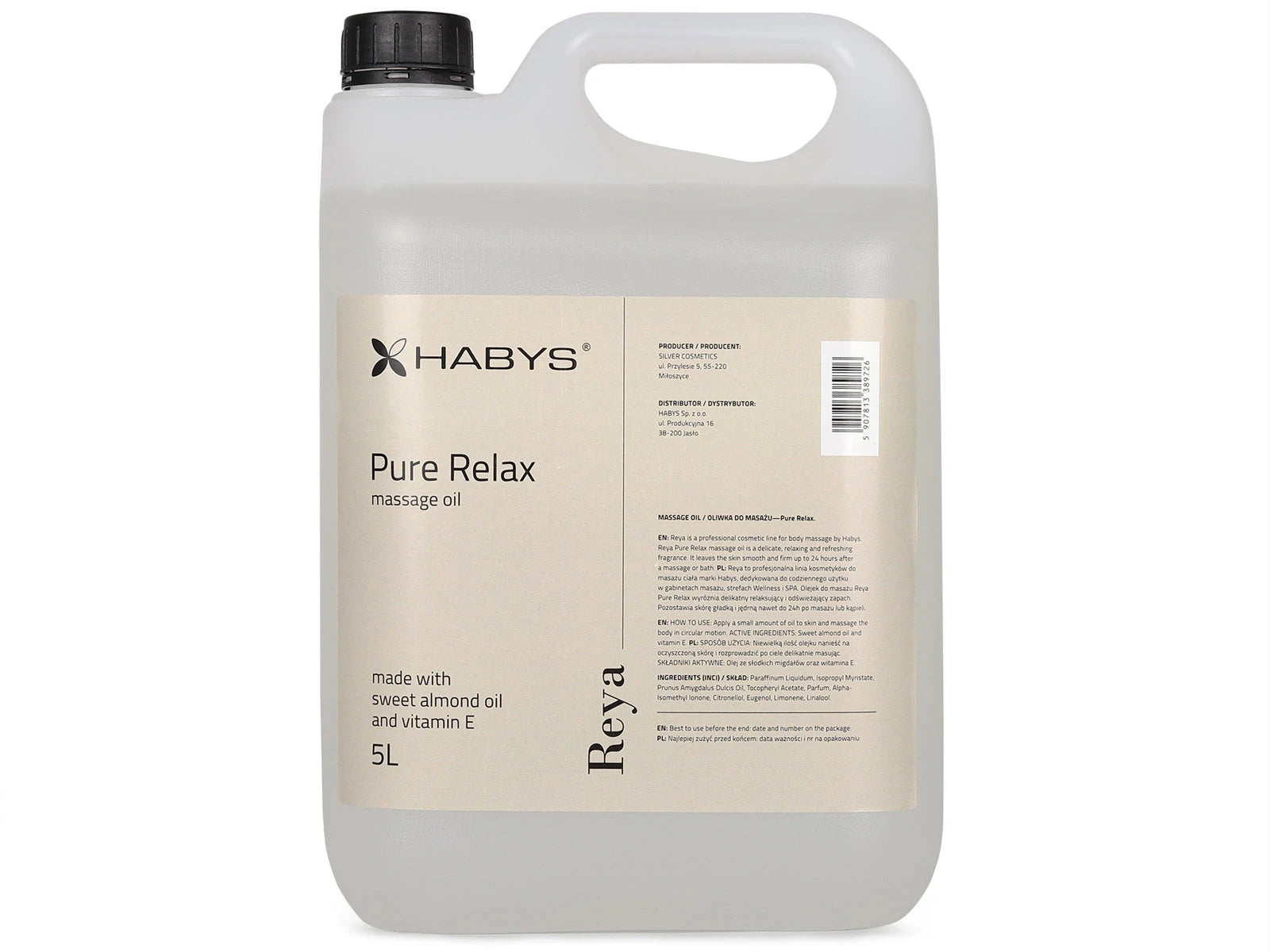 Massageolie Pure Relax, 5000 ml
