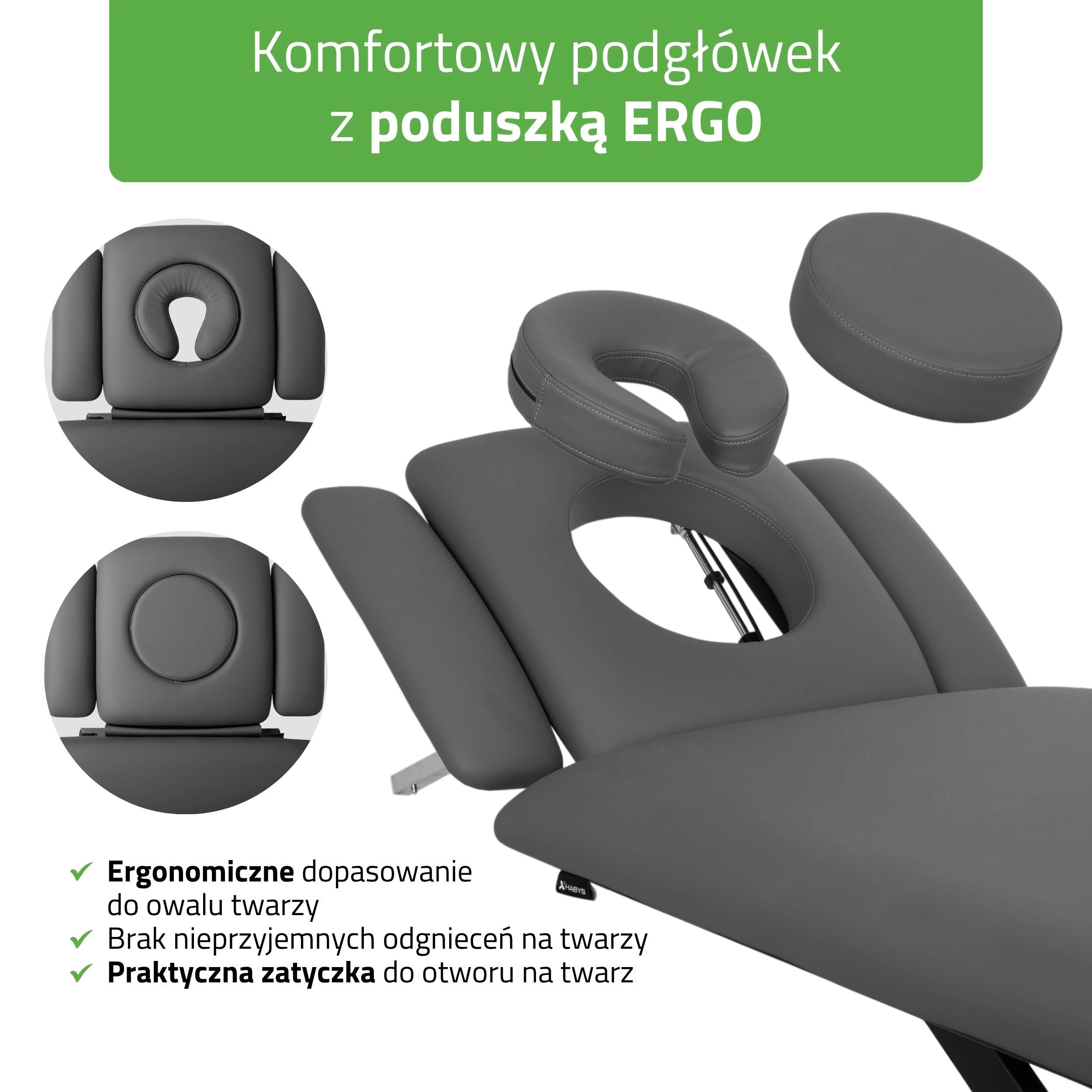 Evero Cross X4 ERGO Elektrische Therapieliege, höhenverstellbar mit Handsteuerung, ERGO-Polsterung, Touch Core k322, Grau
