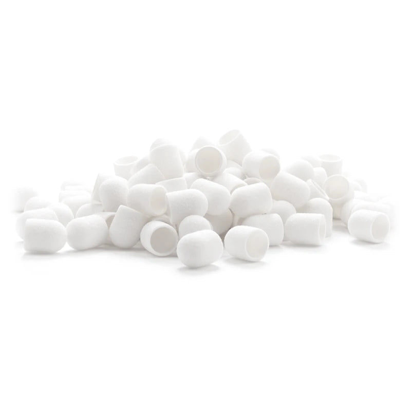 10er Set Einweg-Pediküre-Kappen, 10 mm, Körnung 80er